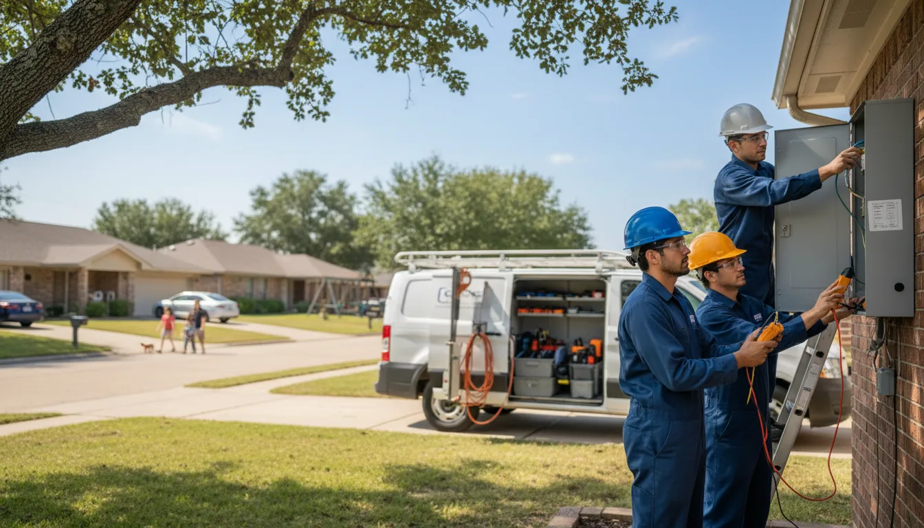 Certified electrician providing emergency electrical services in Temple, PA